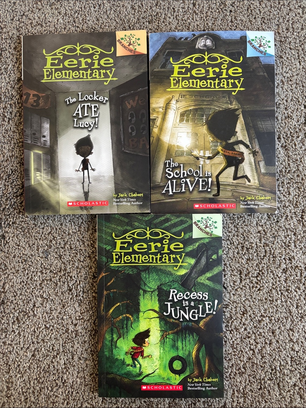 Eerie Elementary Book Bundle - Green/Black Covers by Scholastic